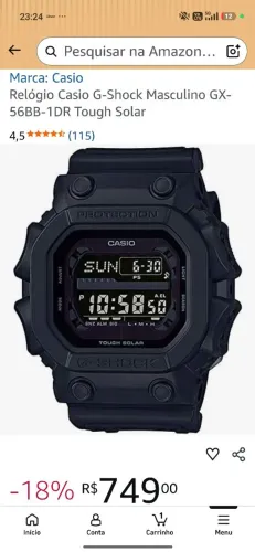 Relógio Casio G-Shock GX-56BB