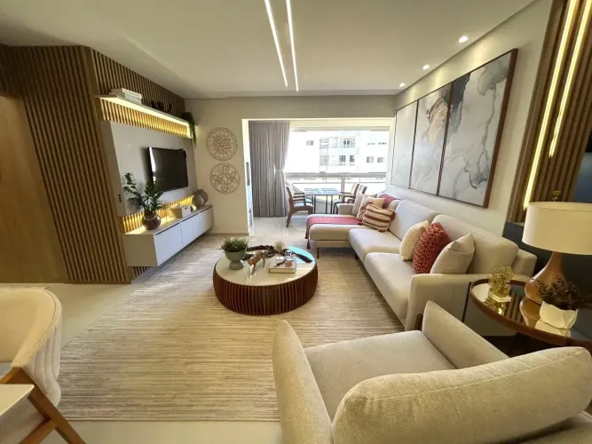 Apartamento finamente mobiliado em Jurerê Internacional com 3 dorms, 2 Suítes e 144,00 m2