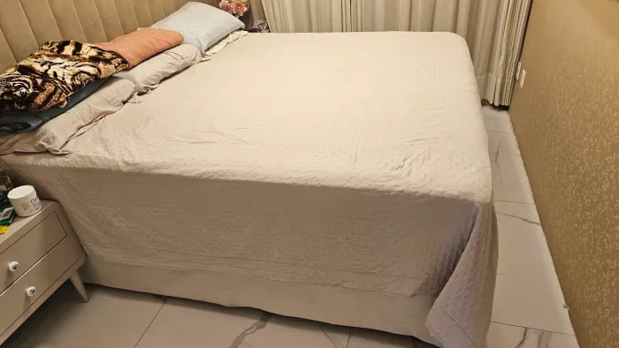 Cama King com Colchão Bellona Ortobom