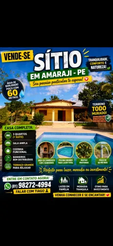 Sítio em Amaraji -PE