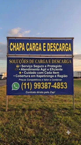 Chapa carga e descarga só chama!