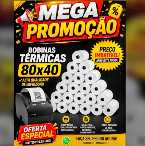 BOBINAS TÉRMICAS 80X40 MTS