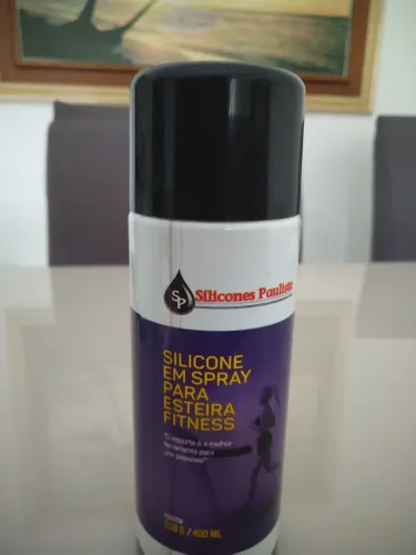 Silicone Spray para Esteira Ergométrica 400ml Quase Cheio