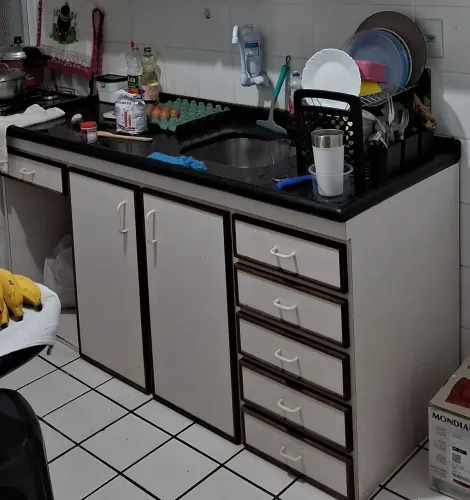 Pia de mármore para cozinha