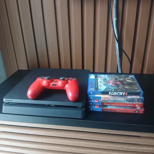 Ps4 slim 1 terá de memoria mais jogos