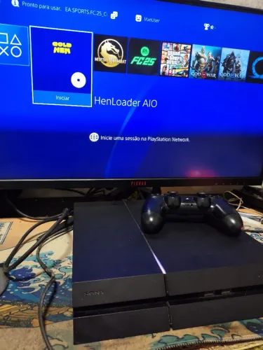 PS4 desbloqueado+ jogos gold hen 