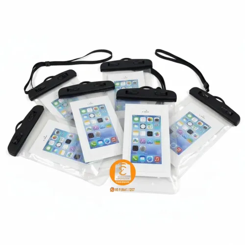 Capinha A Prova d'água para Celular com cordão, Proteção Chuva e Mergulho Capa / Case
