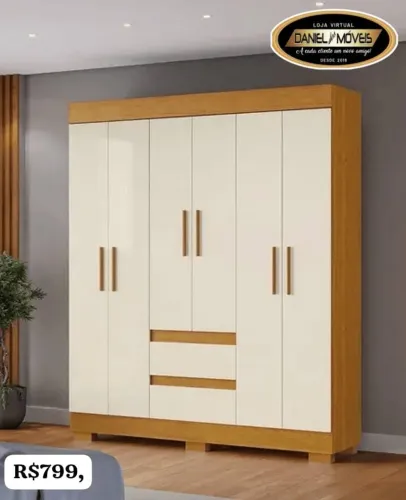 Roupeiro 6 portas oferta