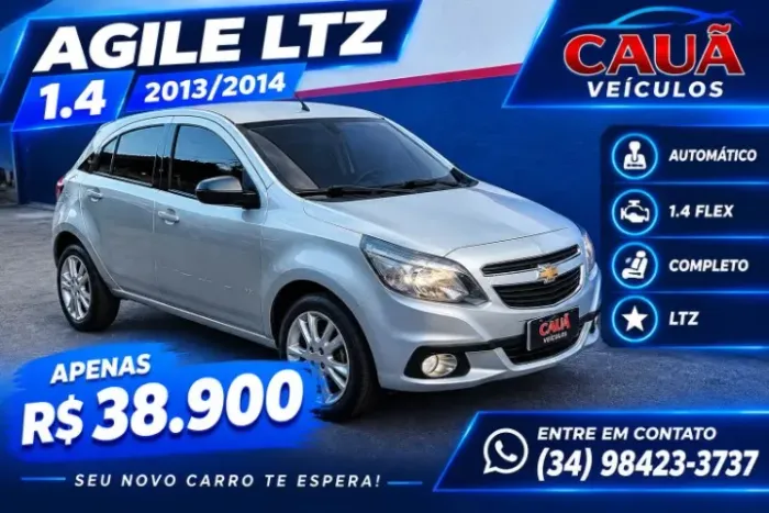 Chevrolet Agile LTZ Easytronic 1.4 8V Flexpower 5P 2014