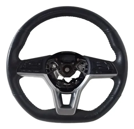 Volante Direção C/ Comando Som Nissan Kicks 2016 2017 2018  Preto