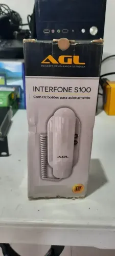 Interfone Monofone Porteiro Eletrônico Residencial S100 Agl