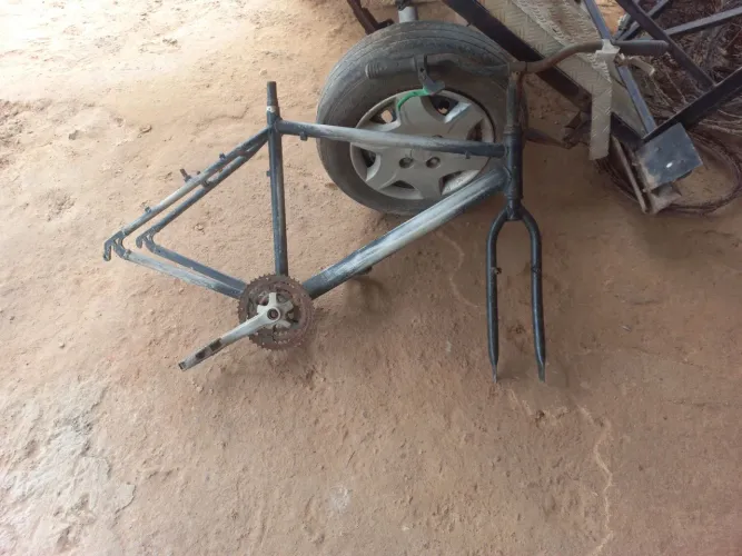Quadro de bicicleta aço 