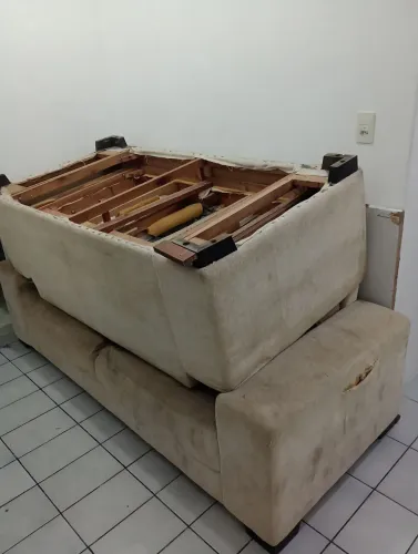 Sofá 2 e 3 lugares para reforma