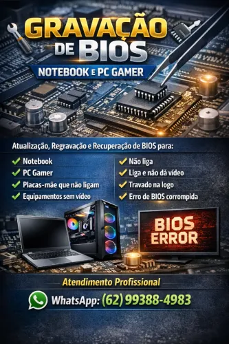 gravação de bios