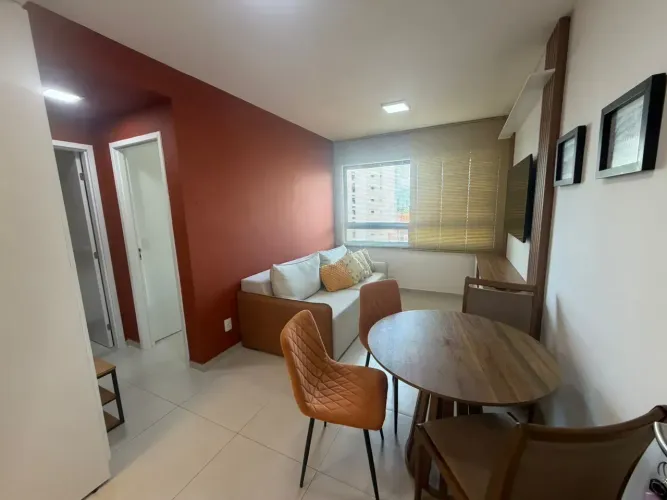 Alugo flat mobiliado com 34m2 no Parnamirim - Recife - PE