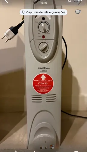 Vendo aquecedor elétrico novo Britânia