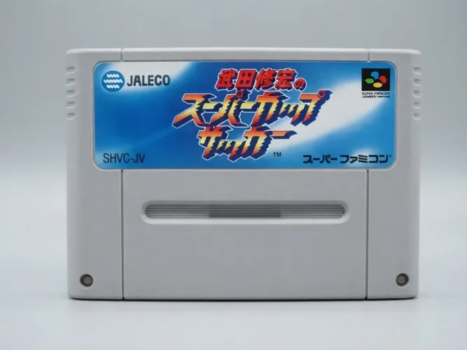 Super Cup Soccer de Takeda Nobuhiro + Famicom Snes JP Original