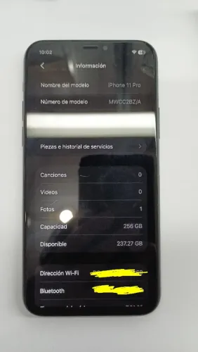 iPhone 11 pro 265Gb batería Nova