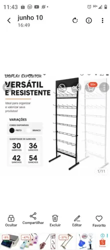 Vendo 03 Display expositor para lojas. Novos na caixa.