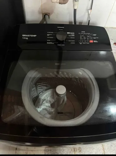 Máquina de lavar Brastemp titânio 13kg modelo novo