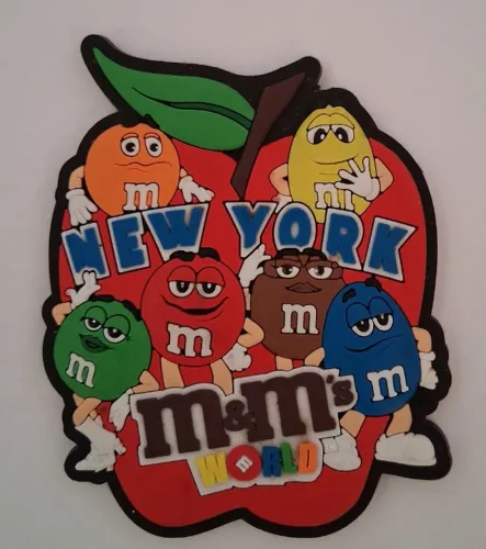 Imã New York M&M's World 9 cm