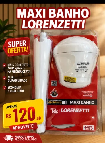 Chuveiro lorezent 