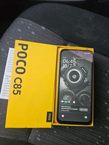 Poço C65 128 gigas com nfc caixa