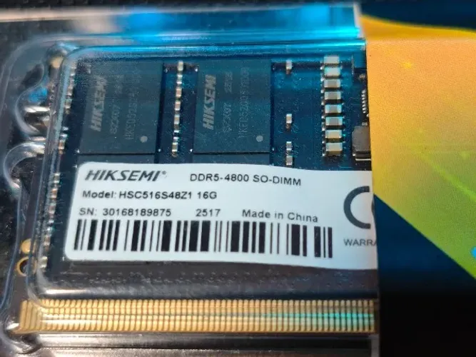 Memória para Notebook Hiker 16Gb DDR5 4800Mhz - @LJCEletro