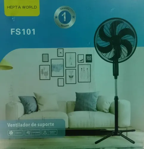 Ventilador de pedestal, novo de fábrica 