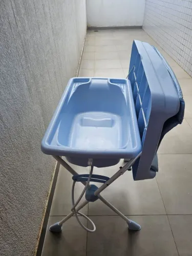 Banheira infantil com trocador 