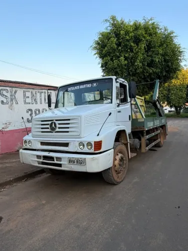 Caminhão MB 1418 Poliguindaste 
