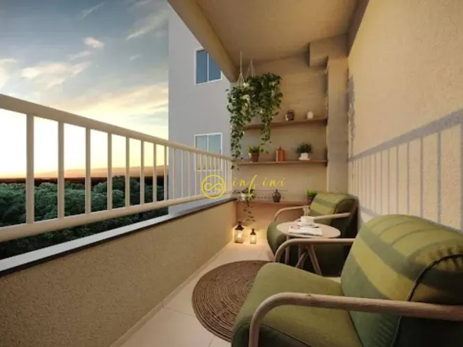 Apartamento Lançamento com 2 Quartos à venda, 44 m² por R$ 263.990 - Condomínio Campos Dou