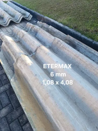 TELHA ETERNIT --- ETERMAX --- 1,06 Larg. X 4,08 Comprimento --- 7 UNIDADES