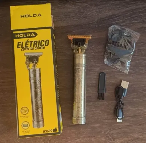 Máquina De Cortar Cabelo E Barba Elétrica Dragão