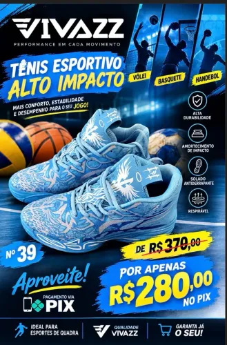 Tênis Esportivo VIVAZZ