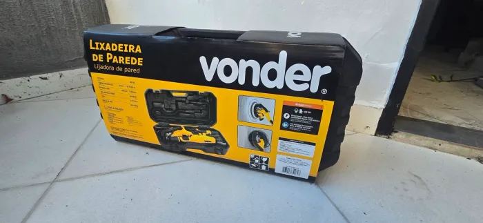 Lixadeira Telescópica Teto e Parede 600w Vonder - Com Maleta e Acessórios