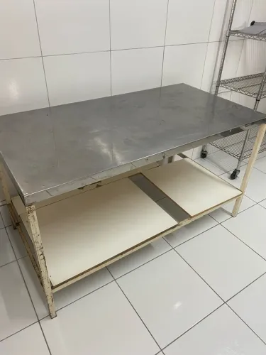 Bancada em inox Usada