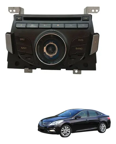 Central Multimidia Cd Player Hyundai Azera 3.0 2011 Detalhe