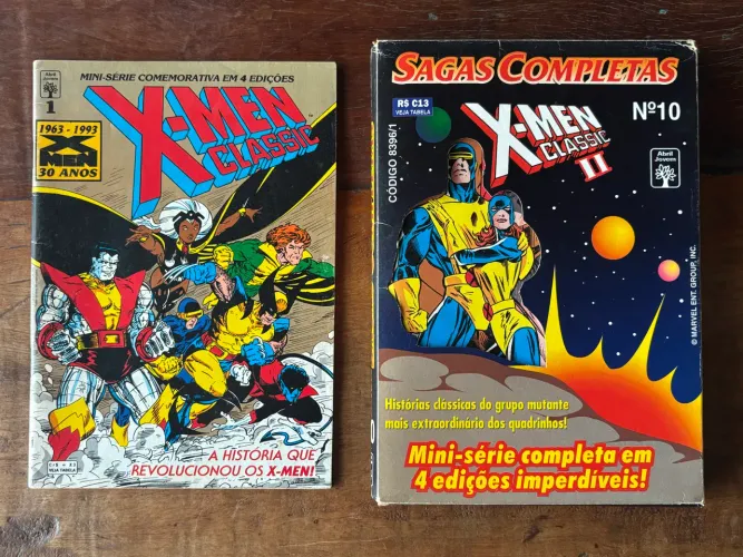 HQs X-Men Classic - raridade Abril Jovem