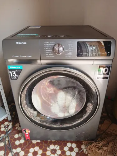 Máquina de lavar e Secar- HISENSE STEAM 13Kg