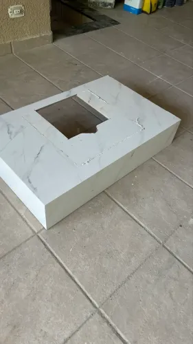 Bancada pia de banheiro