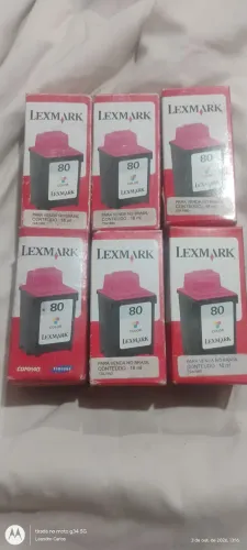 Kit 6 cartuchos marca Lexmark 18ml