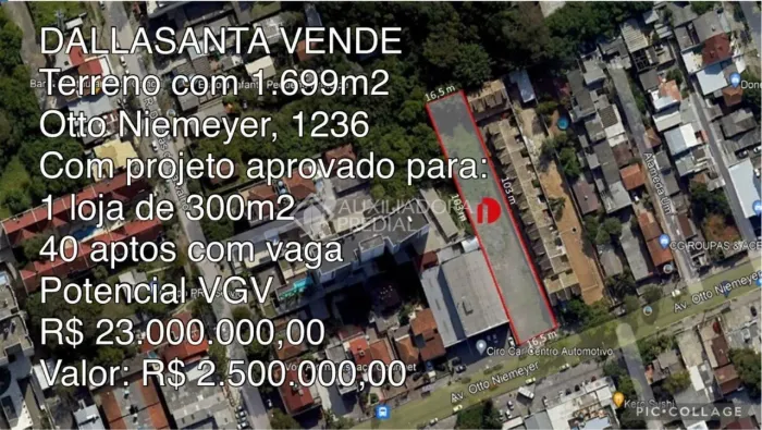 ÓTIMO TERRENO NA ZONA SUL