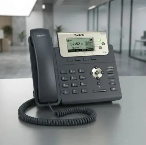 Telefone Ip C/ Poe E Fonte 110/220v Yealink T23g