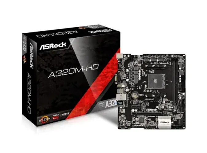 Placa Mãe Asrock A320M-HD - USADA