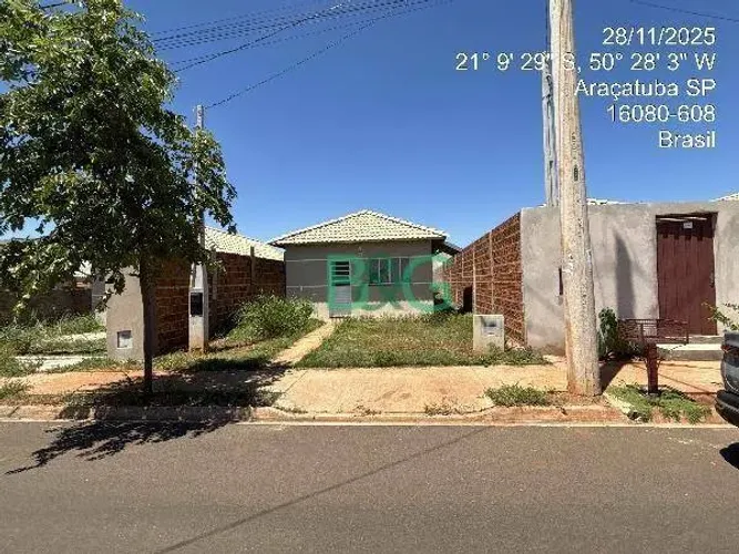 Casa com 2 dormitórios à venda, 44 m² por R$ 116.651,81 - Residencial Sylvio José Venturol