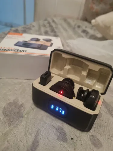 2 Mini Microfones de Lapela Sem Fio com Cancelamento de Ruído 