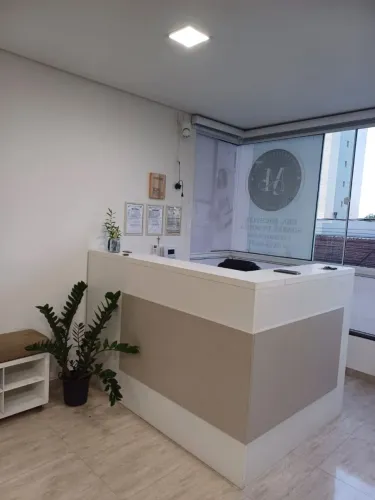 Balcão de recepção