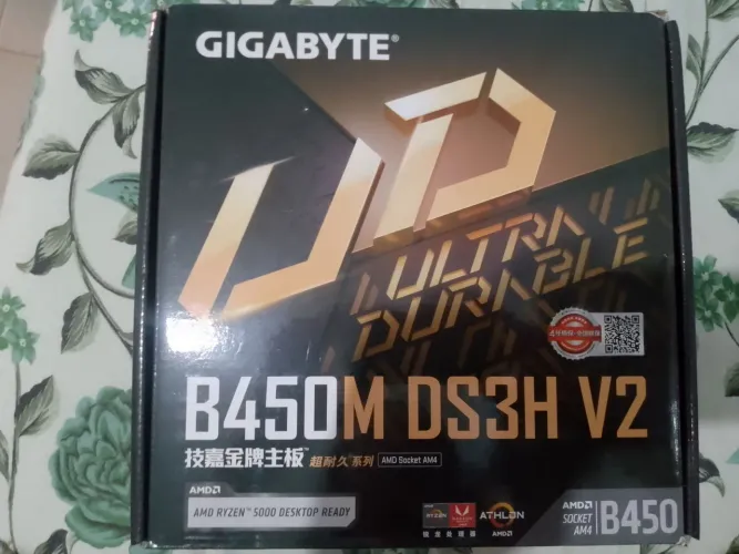PLACA MÃE B450M DS3H V2