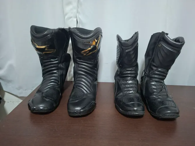 Bota piloto alpinestars 42, bota acero 41